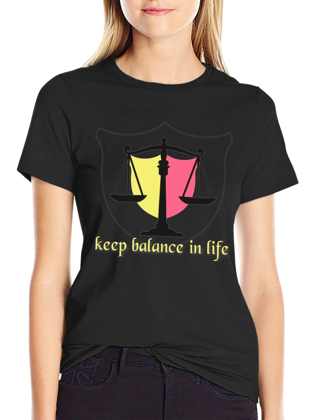 Balance in Life Graphic T-Shirt
