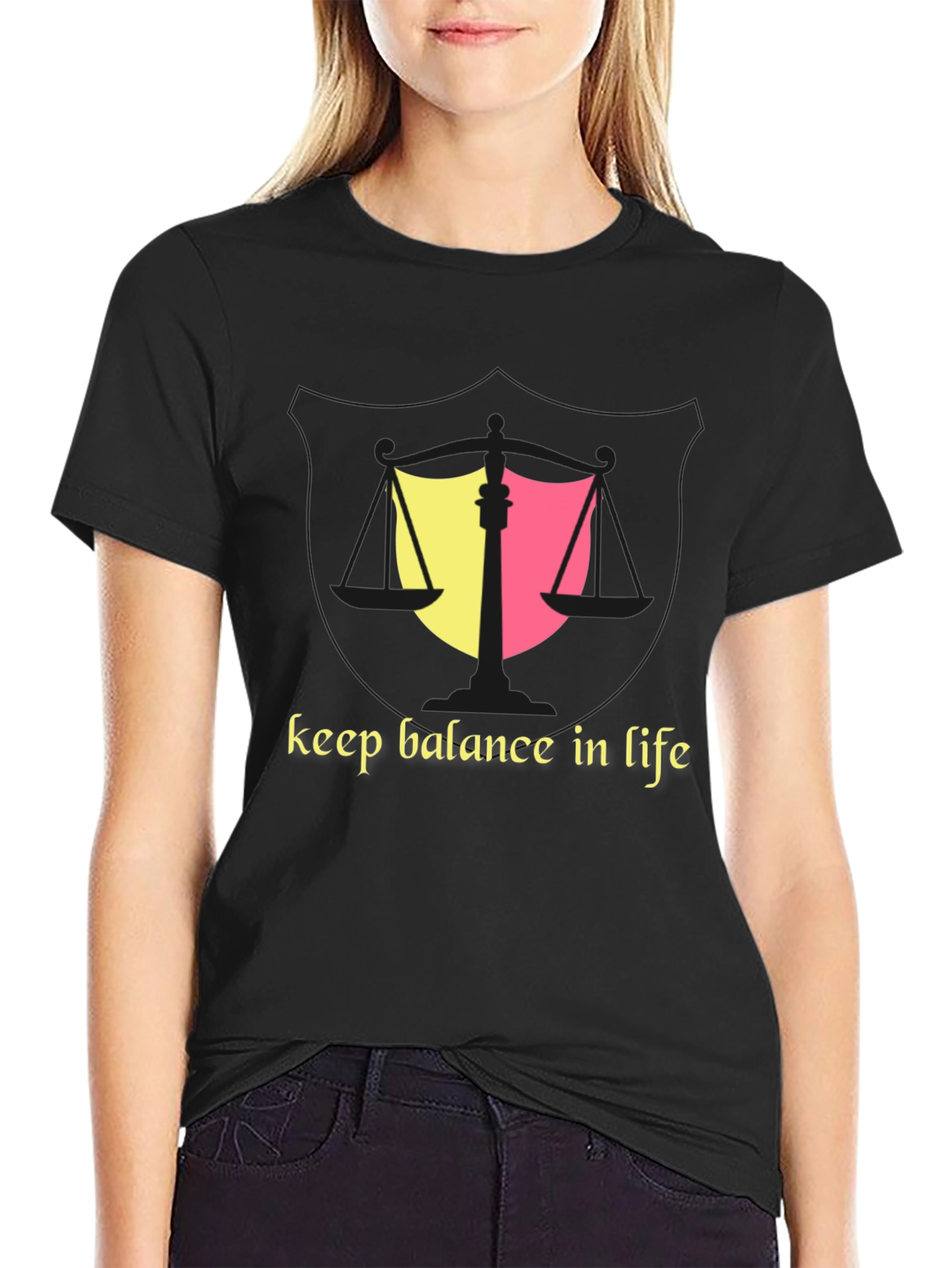 Balance in Life Graphic T-Shirt