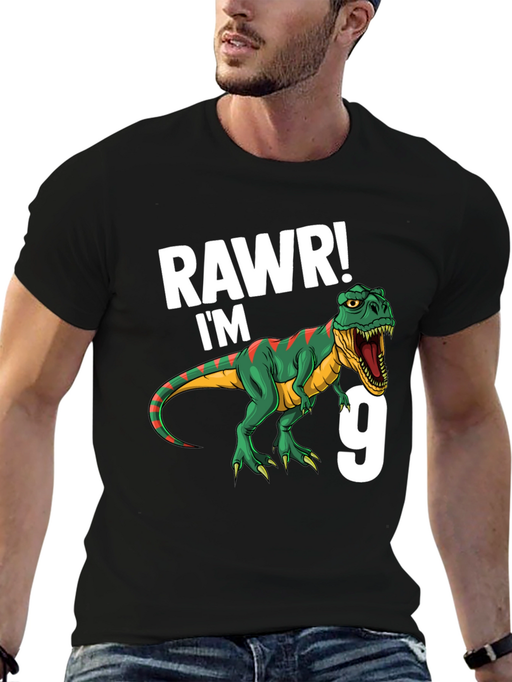 Rawr Im 9 T-Rex Birthday T-Shirt