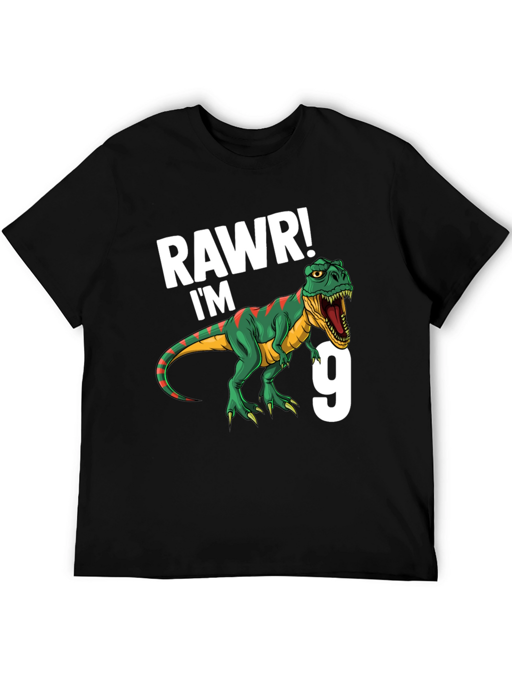 Rawr Im 9 T-Rex Birthday T-Shirt