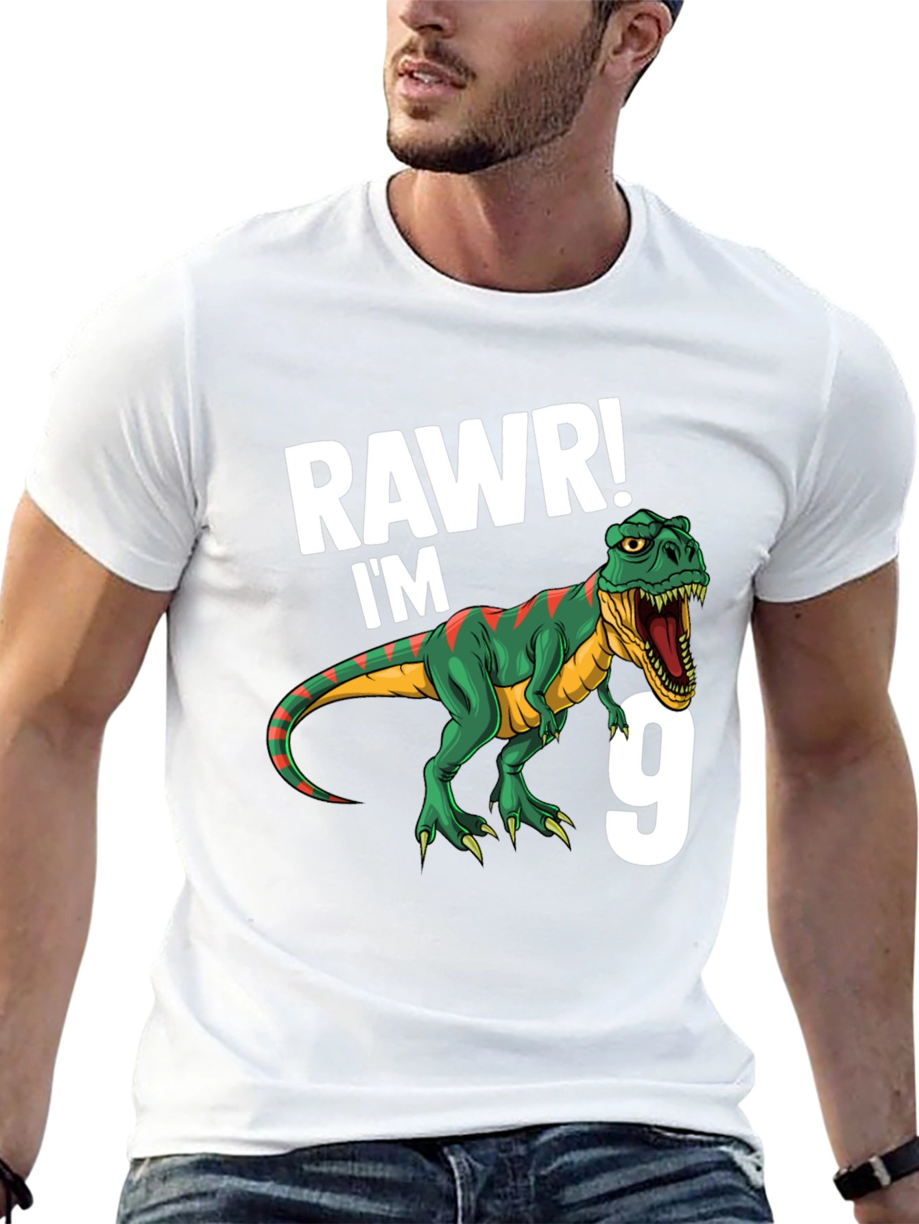 Rawr Im 9 T-Rex Birthday T-Shirt