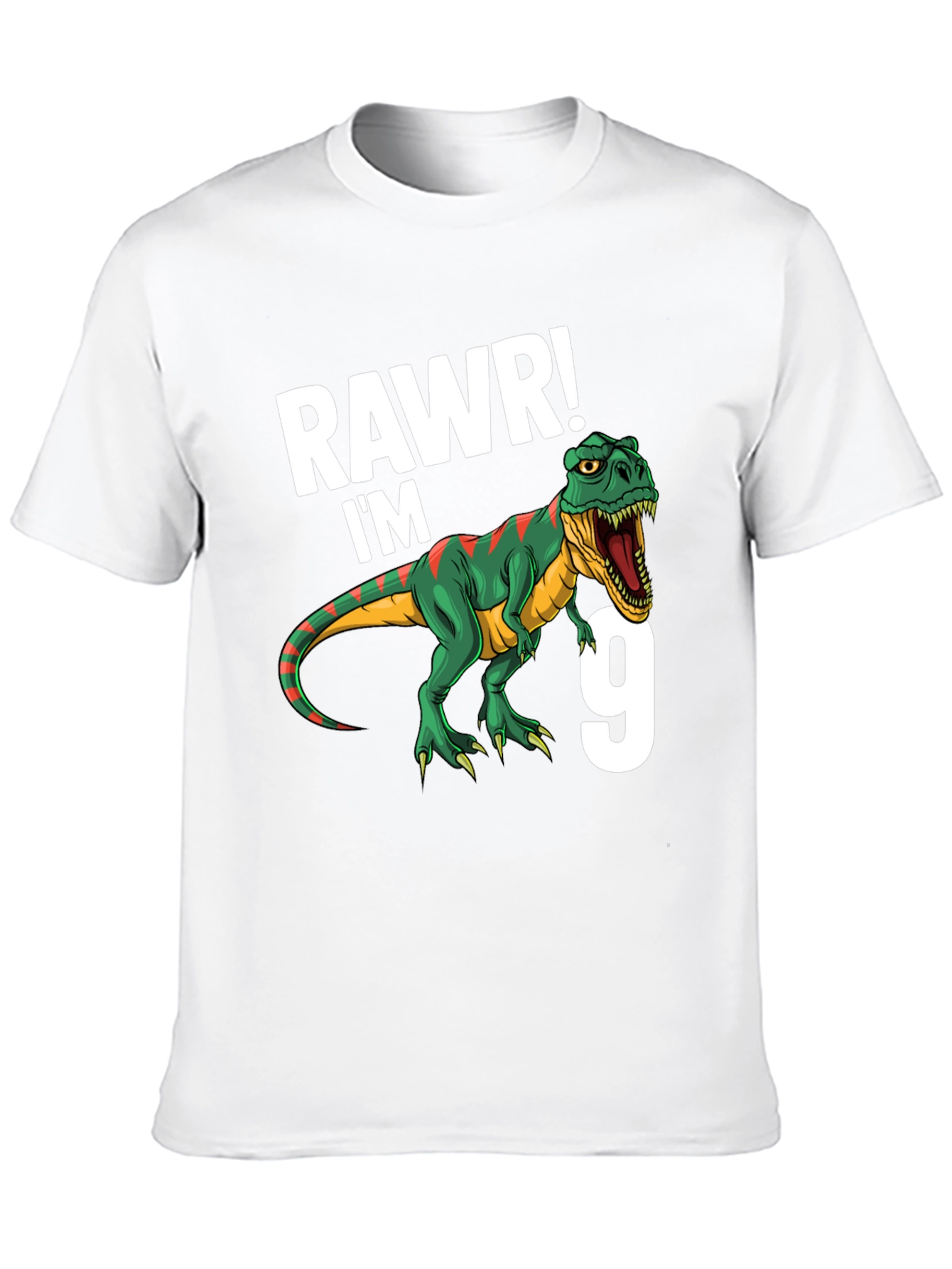 Rawr Im 9 T-Rex Birthday T-Shirt