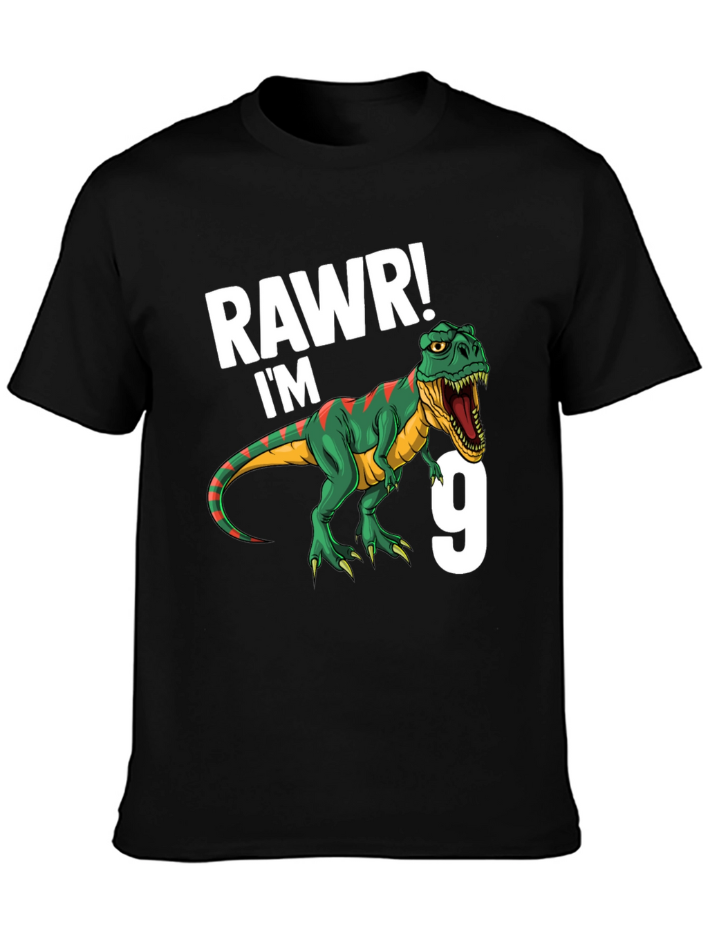 Rawr Im 9 T-Rex Birthday T-Shirt
