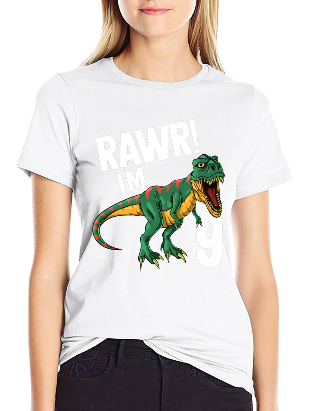 Rawr Im 9 T-Rex Birthday T-Shirt