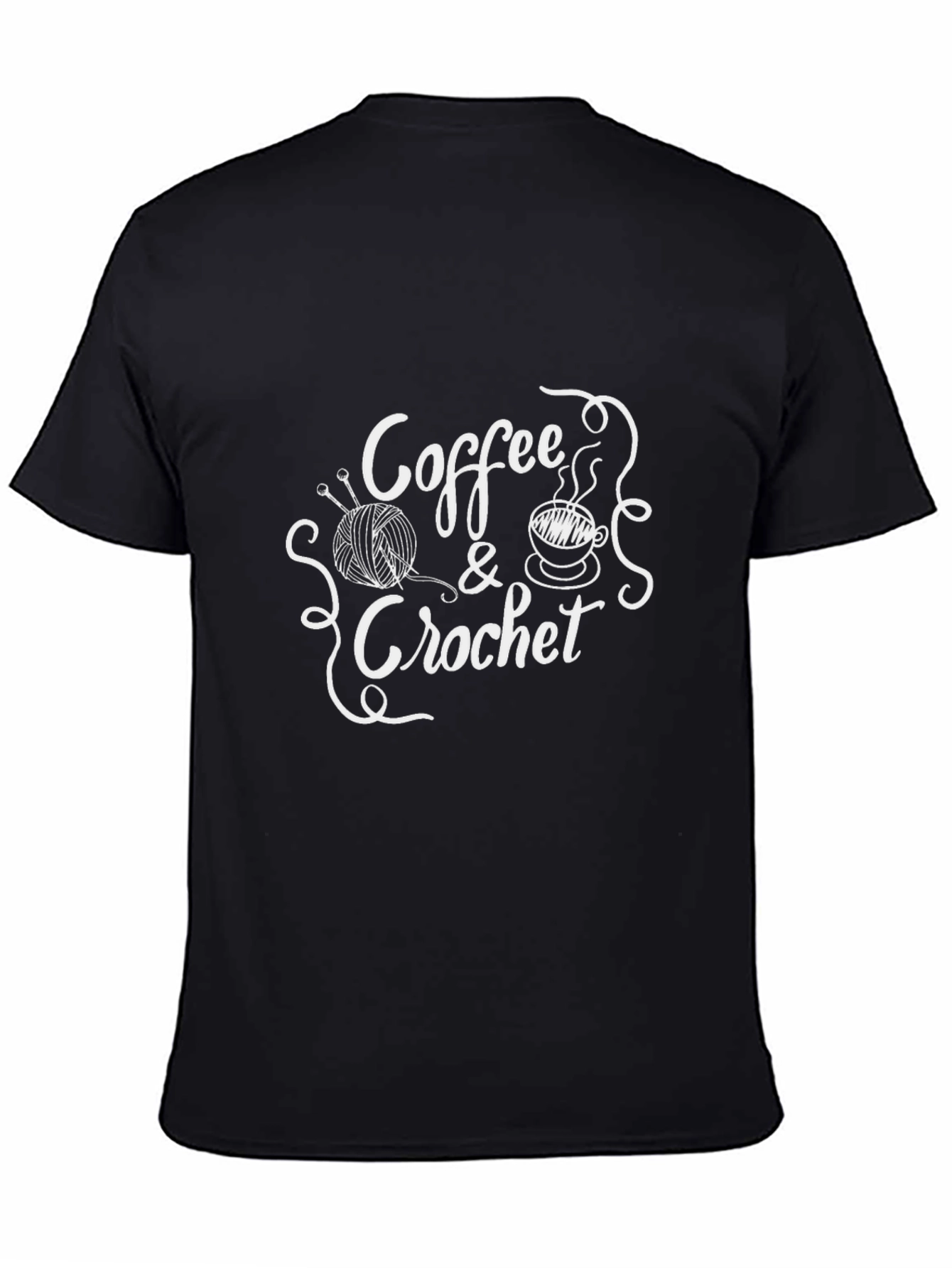 Coffee & Crochet Graphic T-Shirt