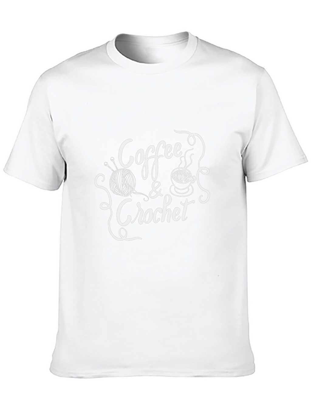Coffee & Crochet Graphic T-Shirt