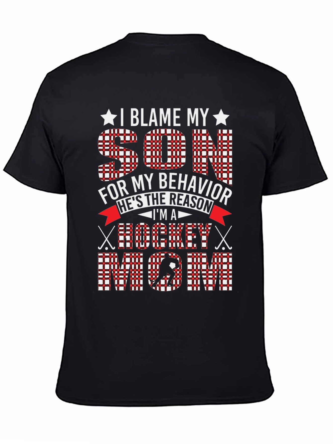 Hockey Mom Graphic Tee - Blame My Son!