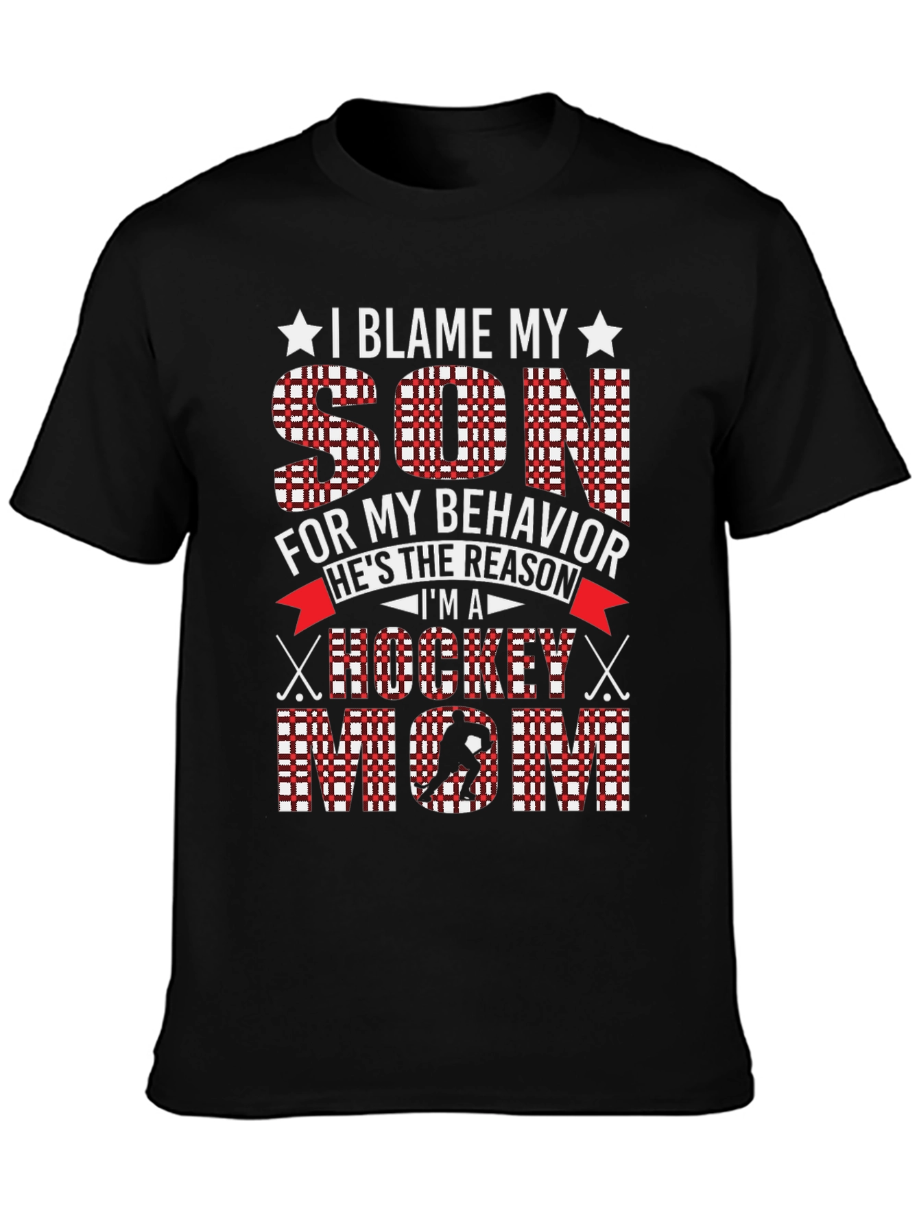 Hockey Mom Graphic Tee - Blame My Son!