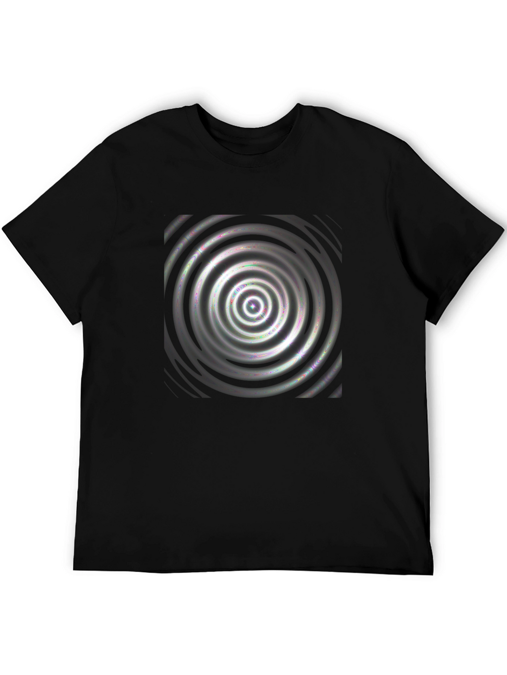 Abstract Concentric Circle Graphic Tee