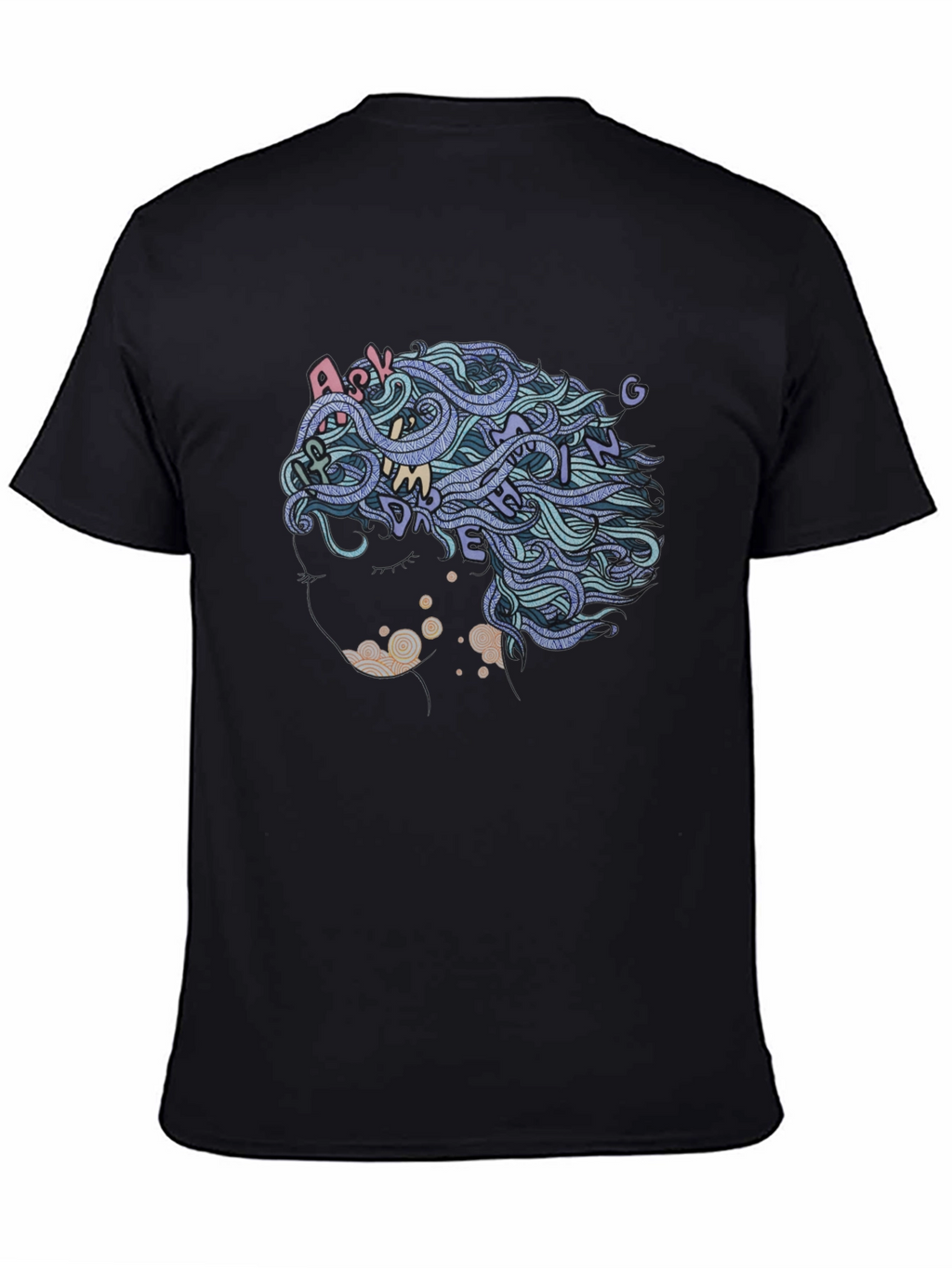 Abstract Hair Tee - Ask Me Anything