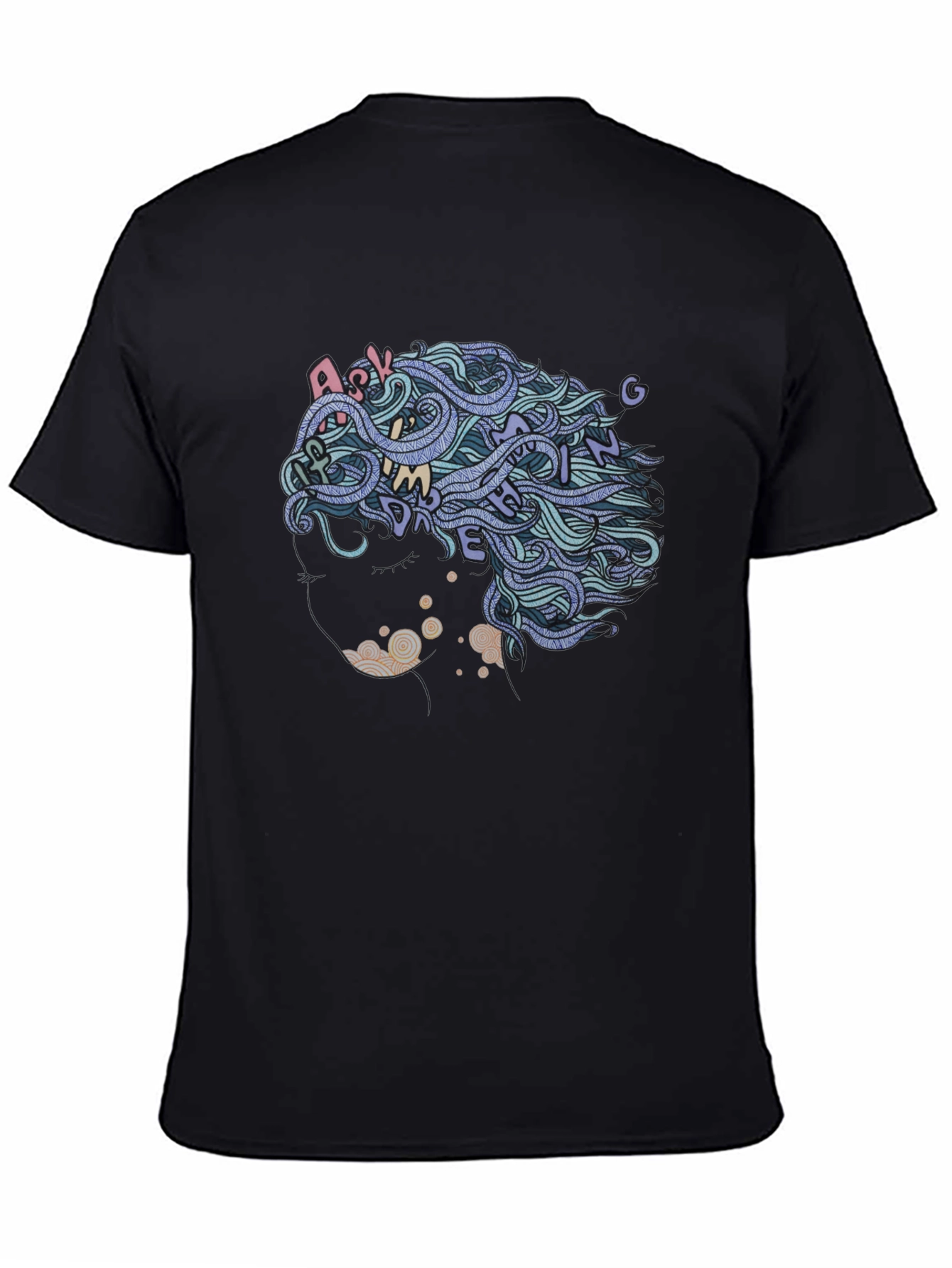 Abstract Hair Tee - Ask Me Anything
