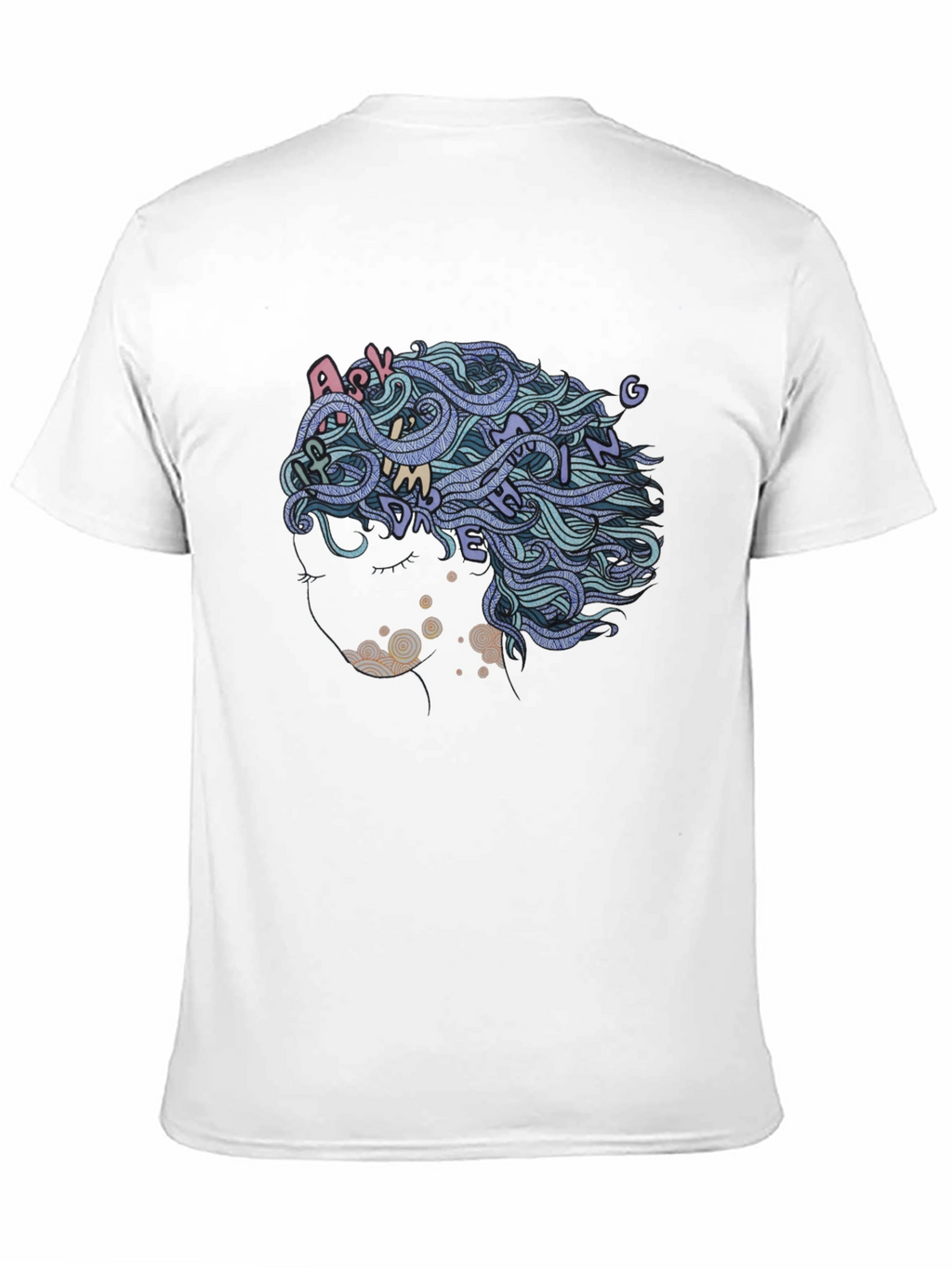 Abstract Hair Tee - Ask Me Anything