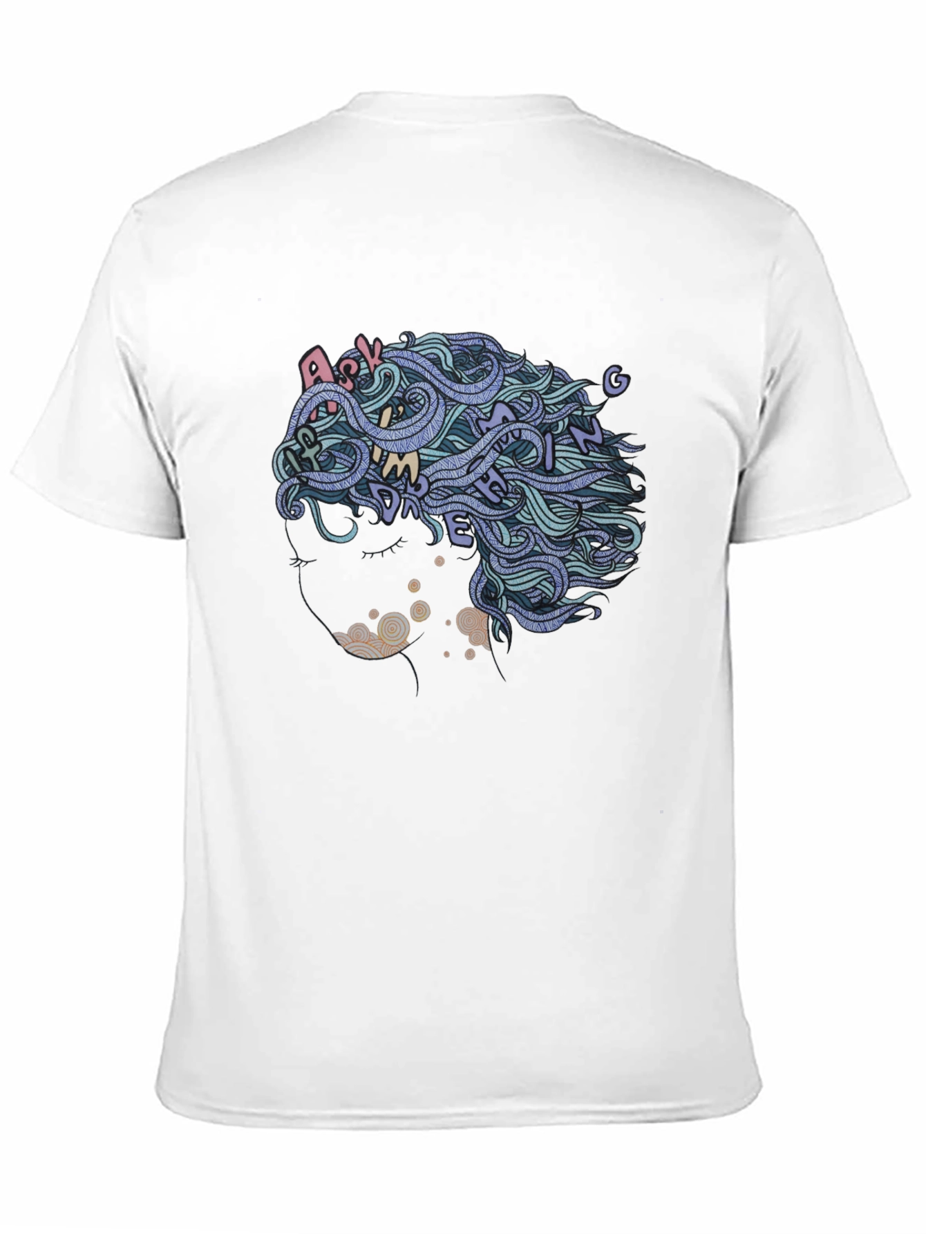 Abstract Hair Tee - Ask Me Anything