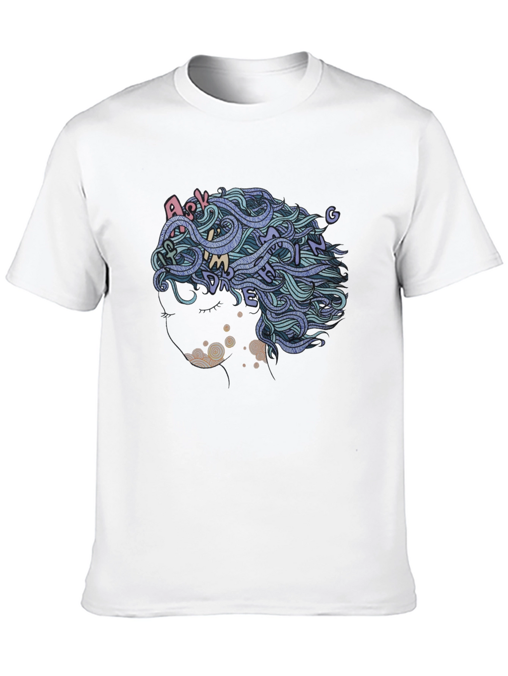 Abstract Hair Tee - Ask Me Anything