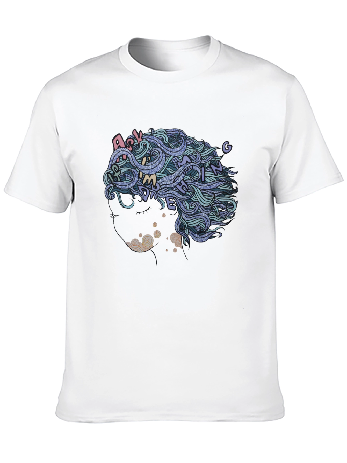 Abstract Hair Tee - Ask Me Anything