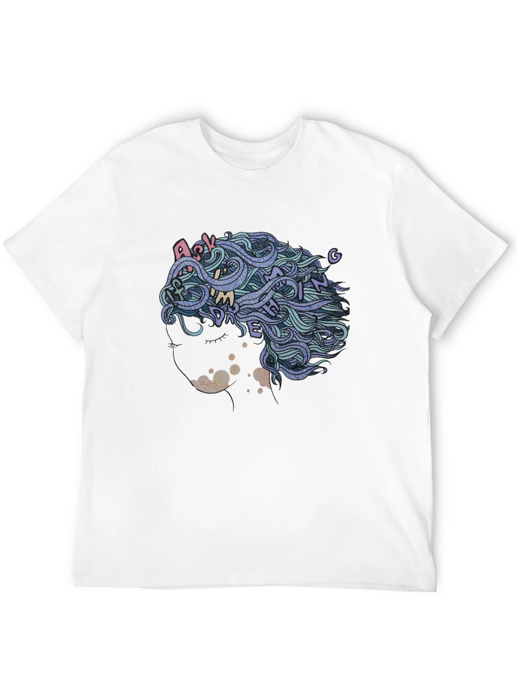 Abstract Hair Tee - Ask Me Anything