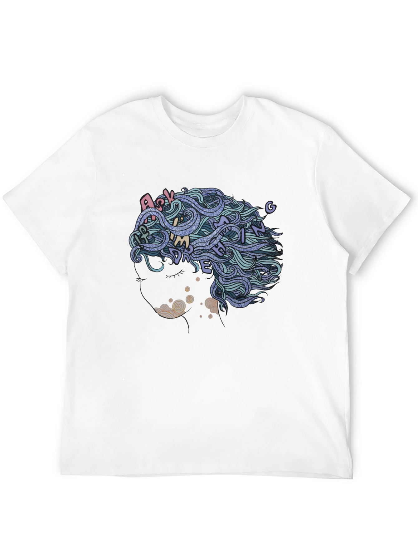 Abstract Hair Tee - Ask Me Anything