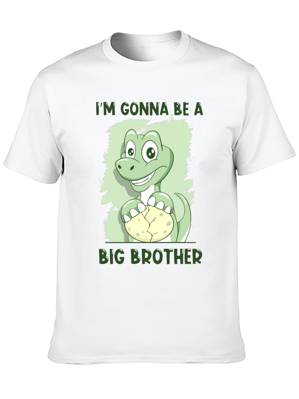 Im Gonna Be A Big Brother Dinosaur Tee