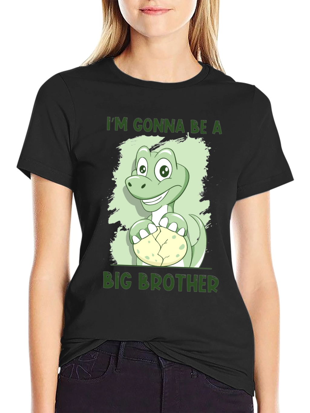 Im Gonna Be A Big Brother Dinosaur Tee