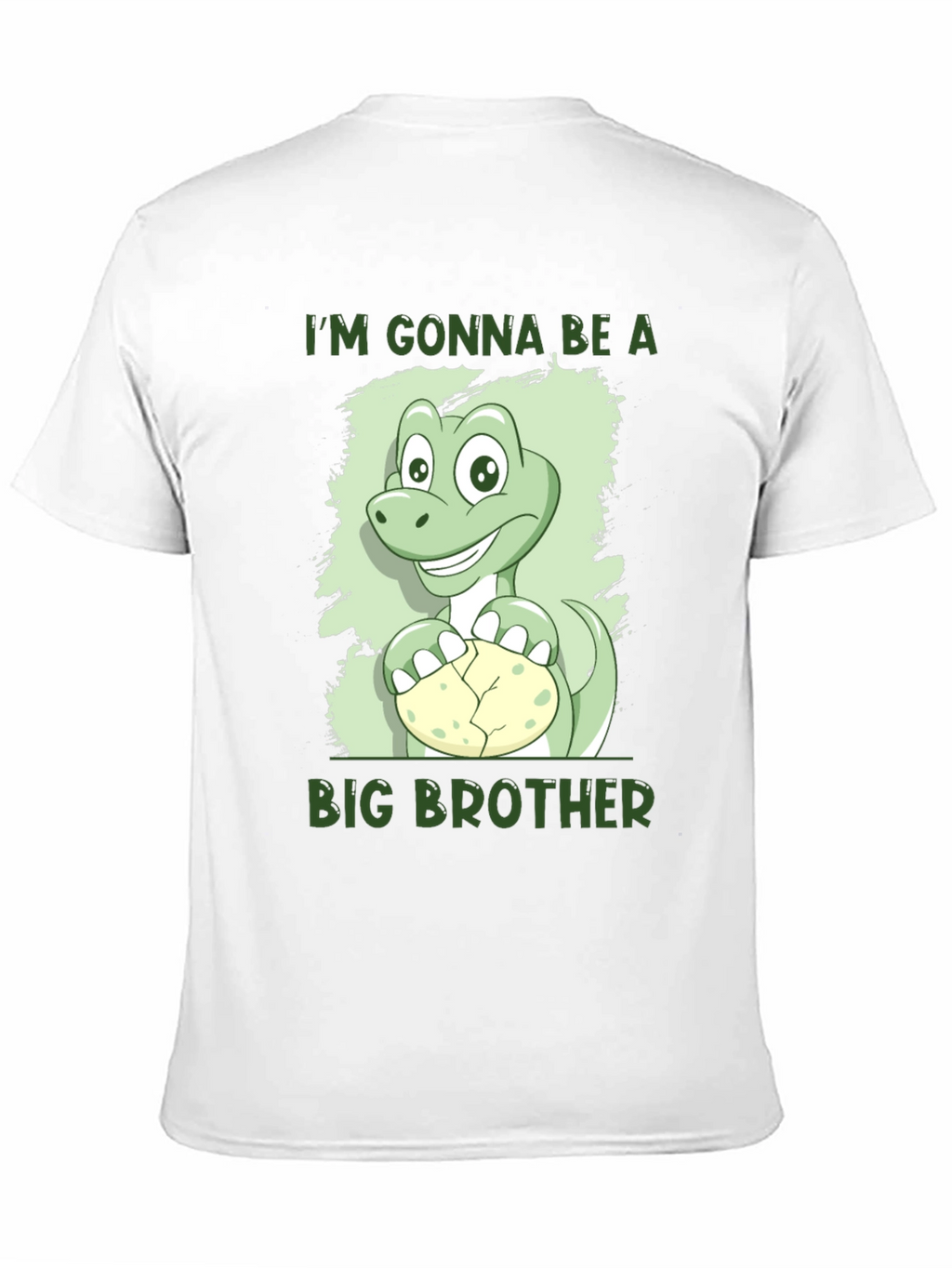 Im Gonna Be A Big Brother Dinosaur Tee