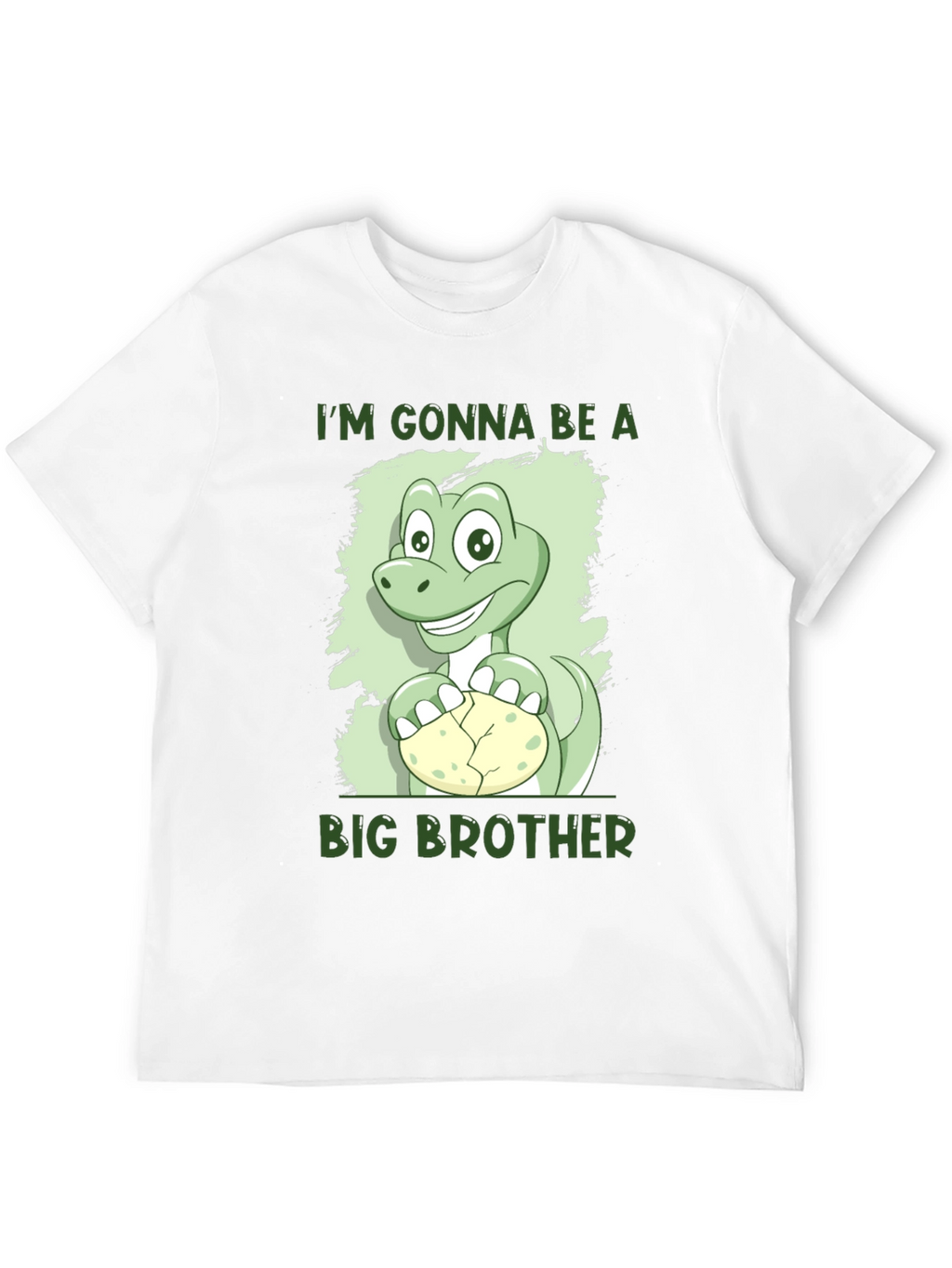 Im Gonna Be A Big Brother Dinosaur Tee