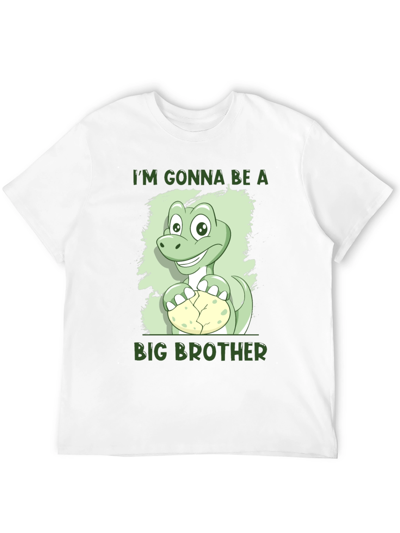 Im Gonna Be A Big Brother Dinosaur Tee