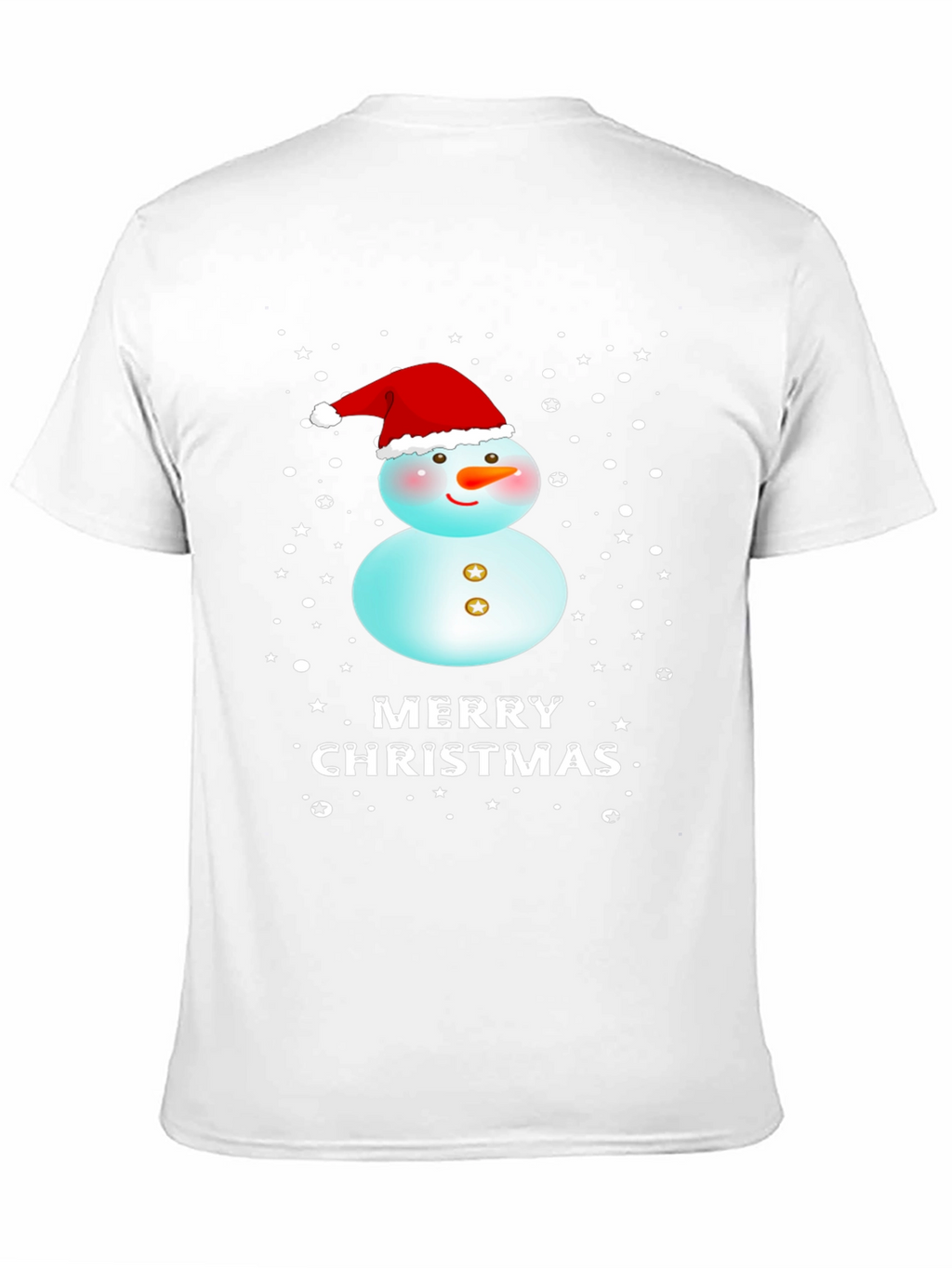 Merry Christmas Snowman Graphic Tee