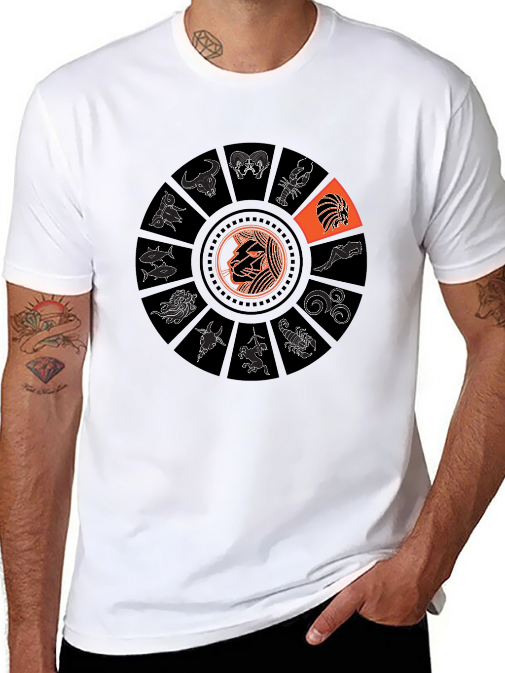 Zodiac Sign Graphic Tee - Leo Horoscope T-Shirt