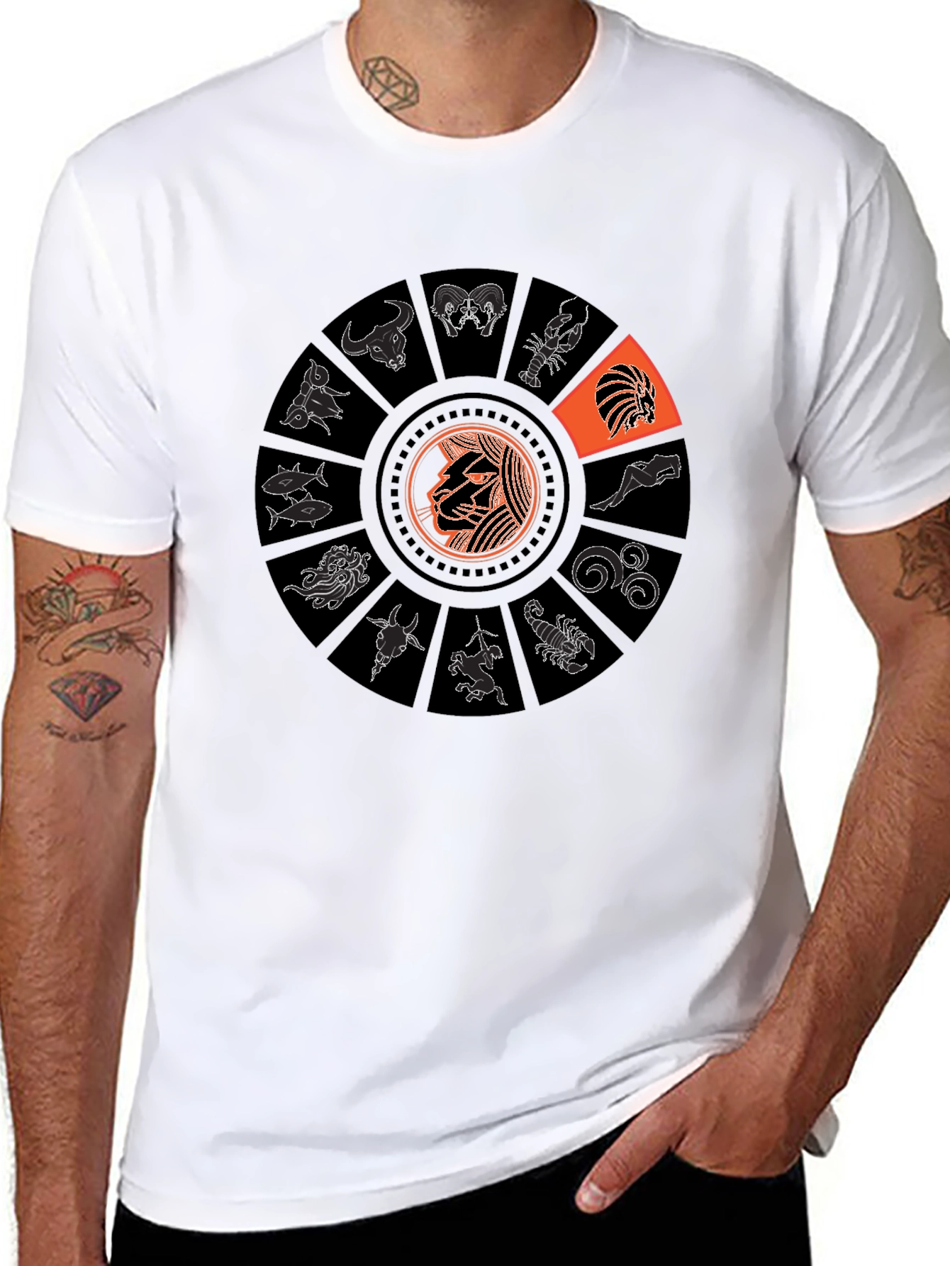 Zodiac Sign Graphic Tee - Leo Horoscope T-Shirt