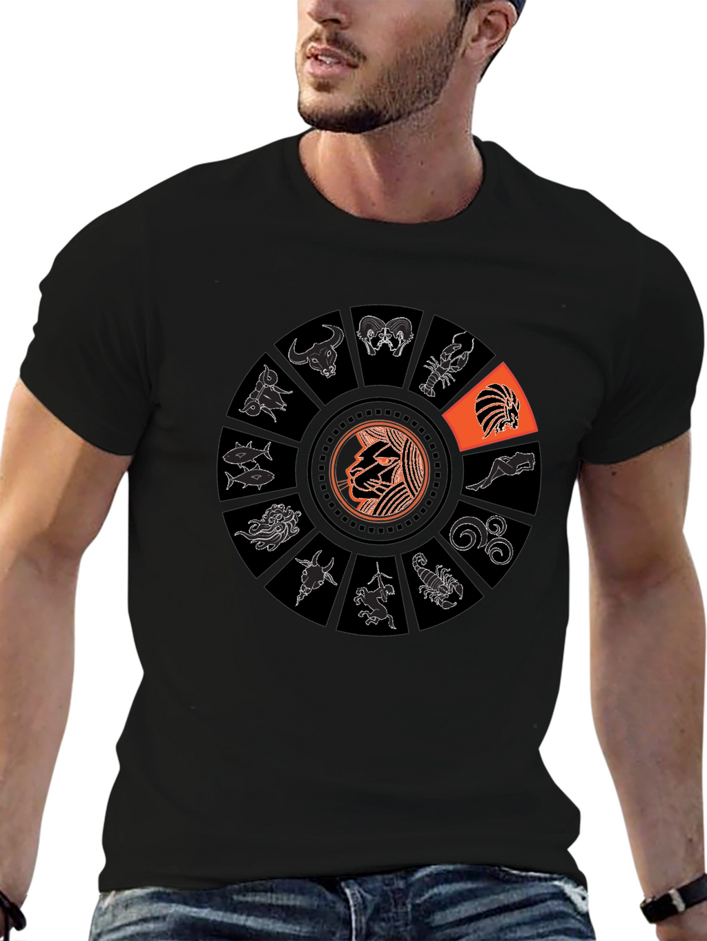 Zodiac Sign Graphic Tee - Leo Horoscope T-Shirt
