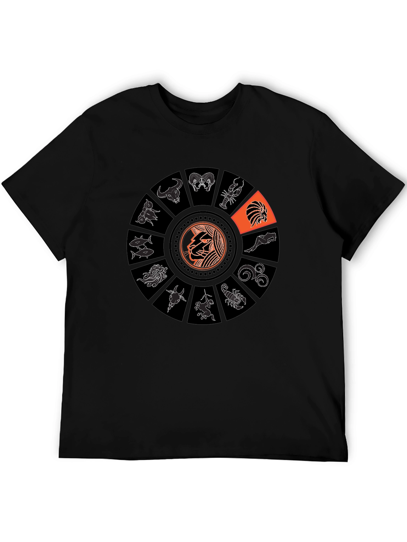 Zodiac Sign Graphic Tee - Leo Horoscope T-Shirt