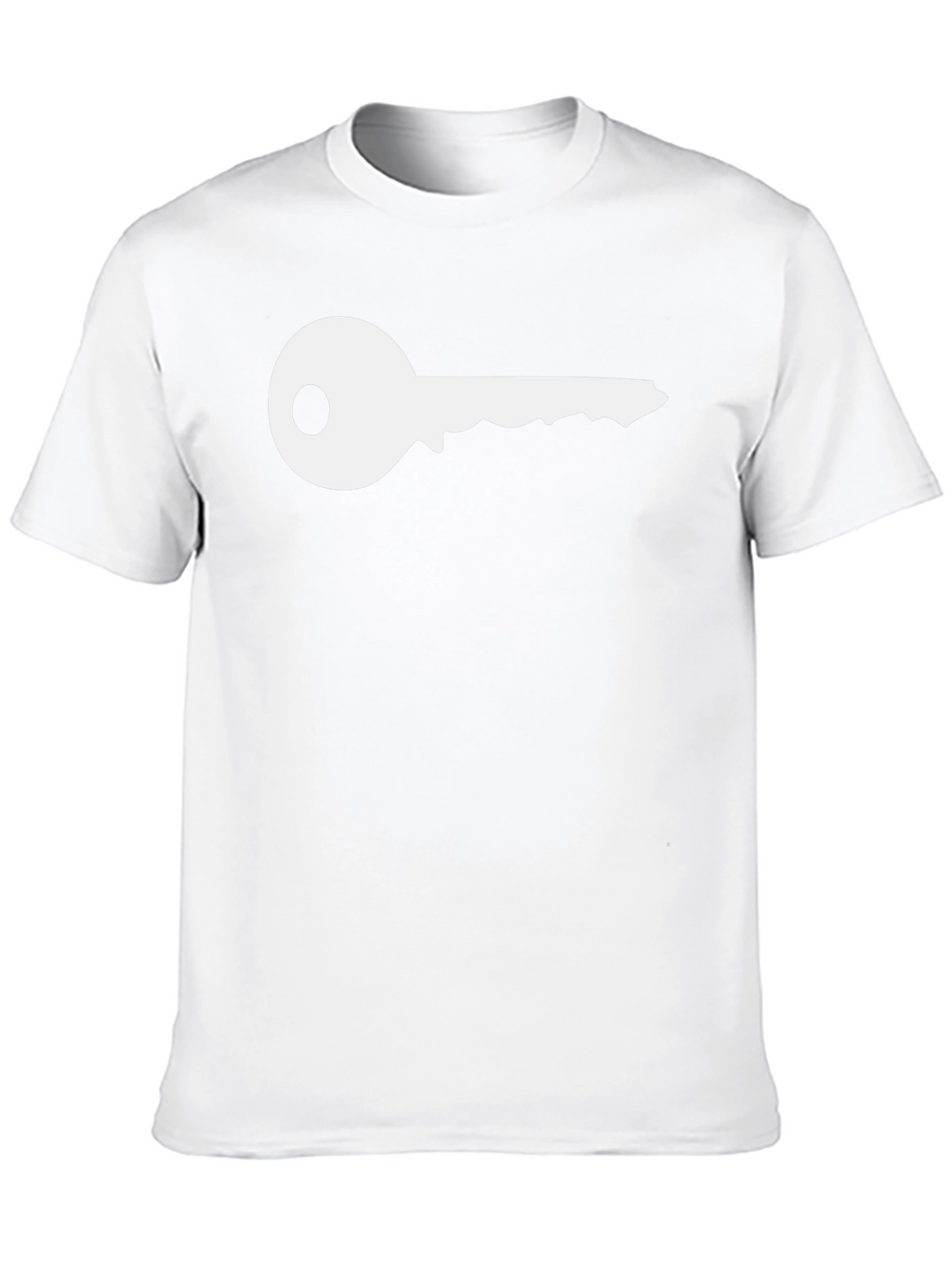 Key Graphic T-Shirt - Black Crew Neck Tee