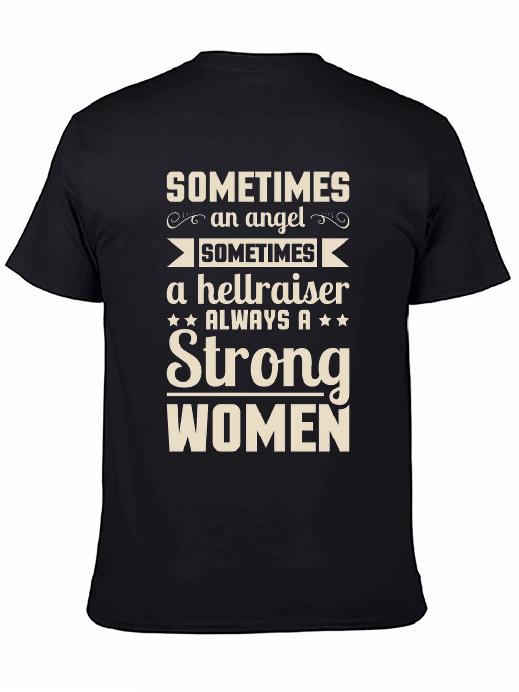 Strong Women T-Shirt - Angel Hellraiser Always Strong