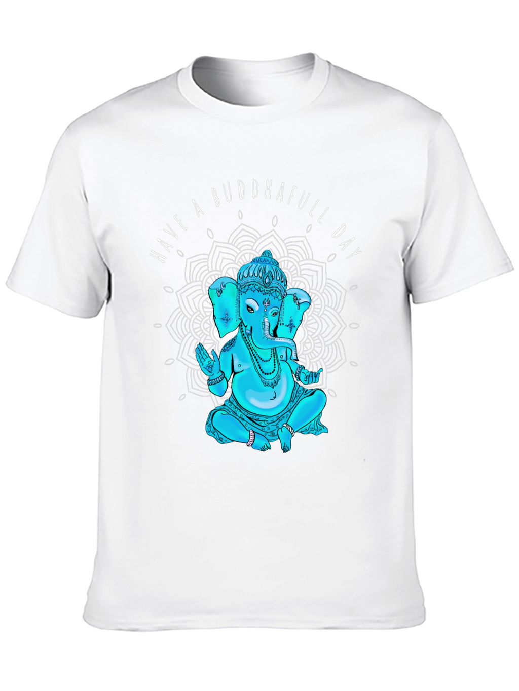 Buddhafull Day Black T-Shirt Graphic Tee