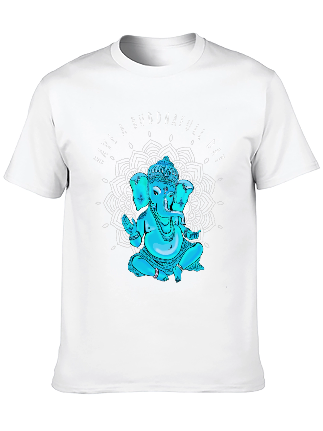 Buddhafull Day Black T-Shirt Graphic Tee