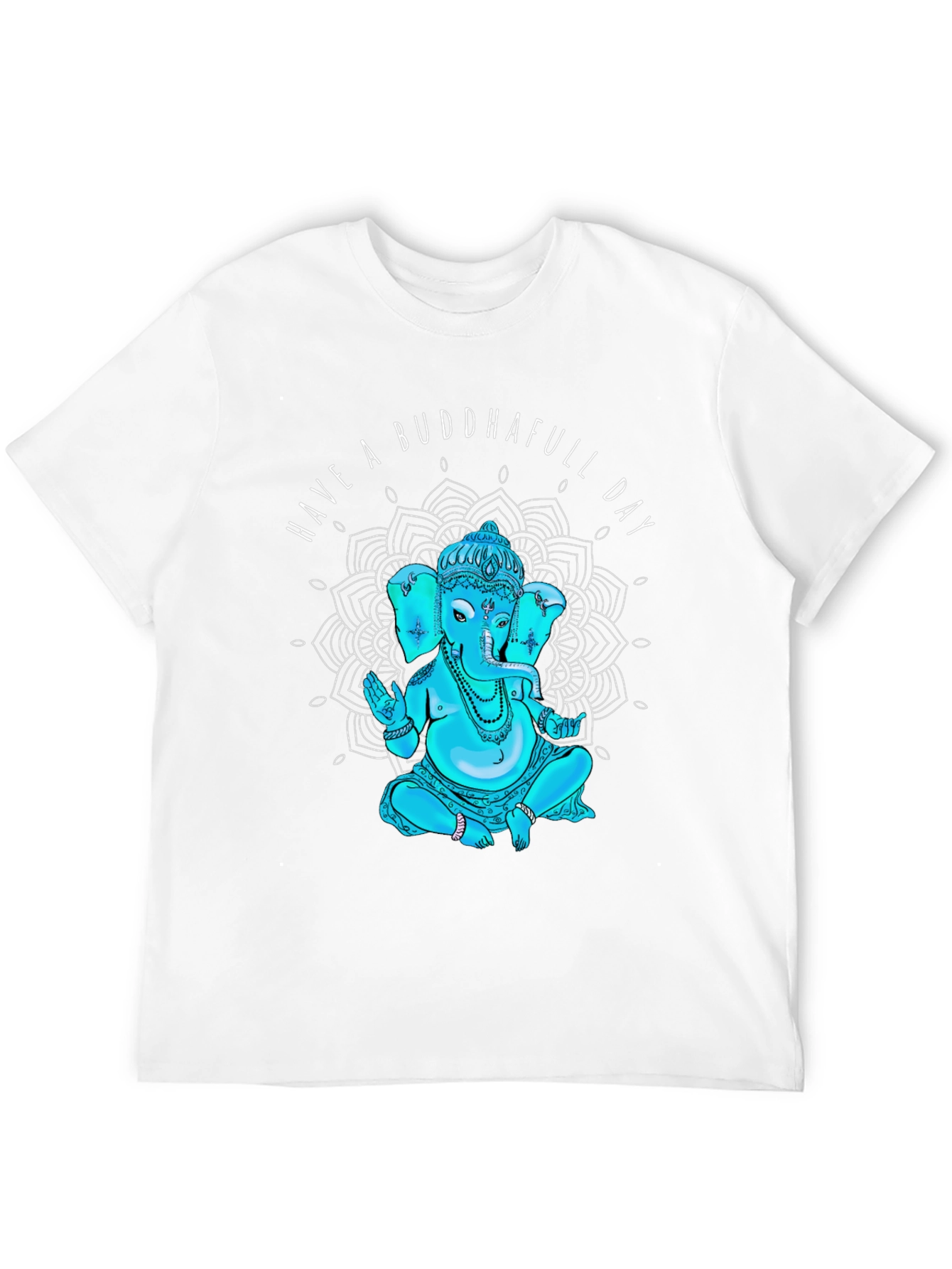Buddhafull Day Black T-Shirt Graphic Tee