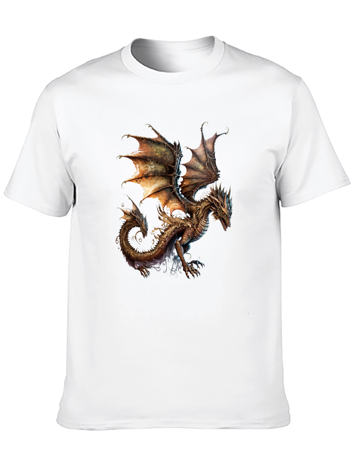Dragon Graphic T-Shirt - Fantasy Art Tee