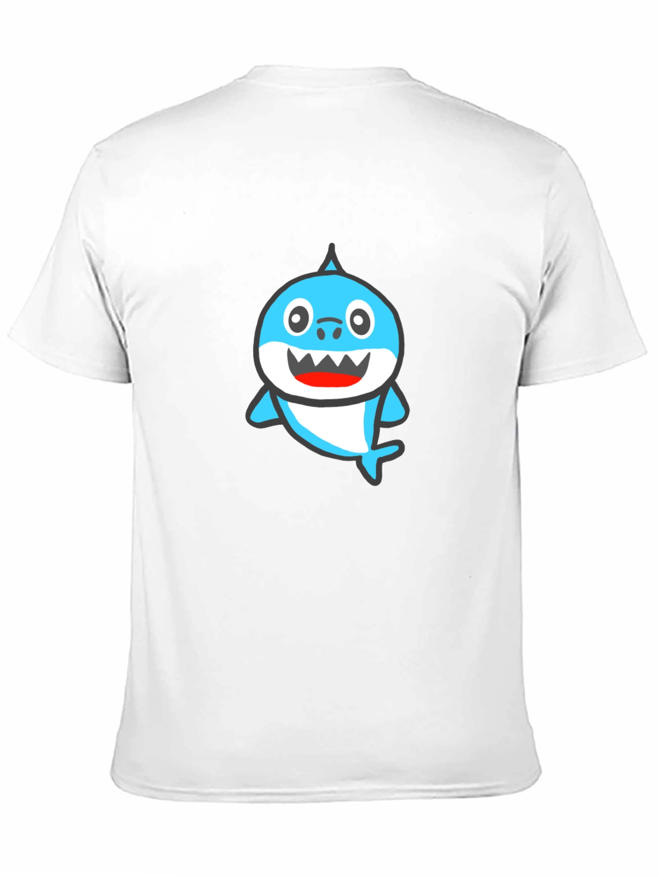 Baby Shark Graphic Tee - Black Cotton Shirt