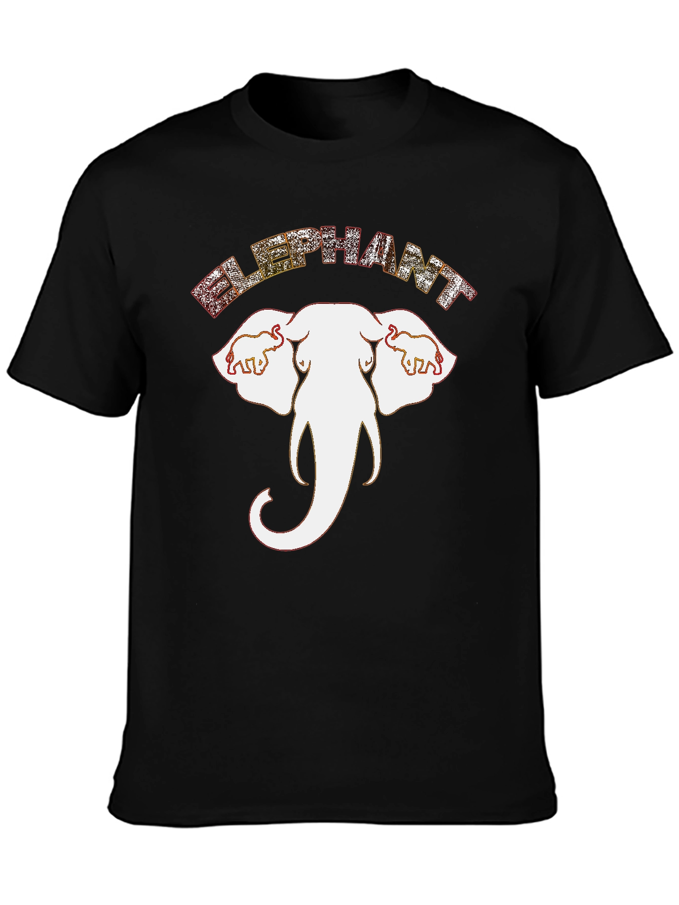 Elephant Graphic Tee - Unique Animal Design