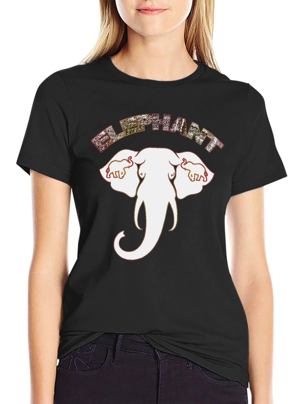 Elephant Graphic Tee - Unique Animal Design