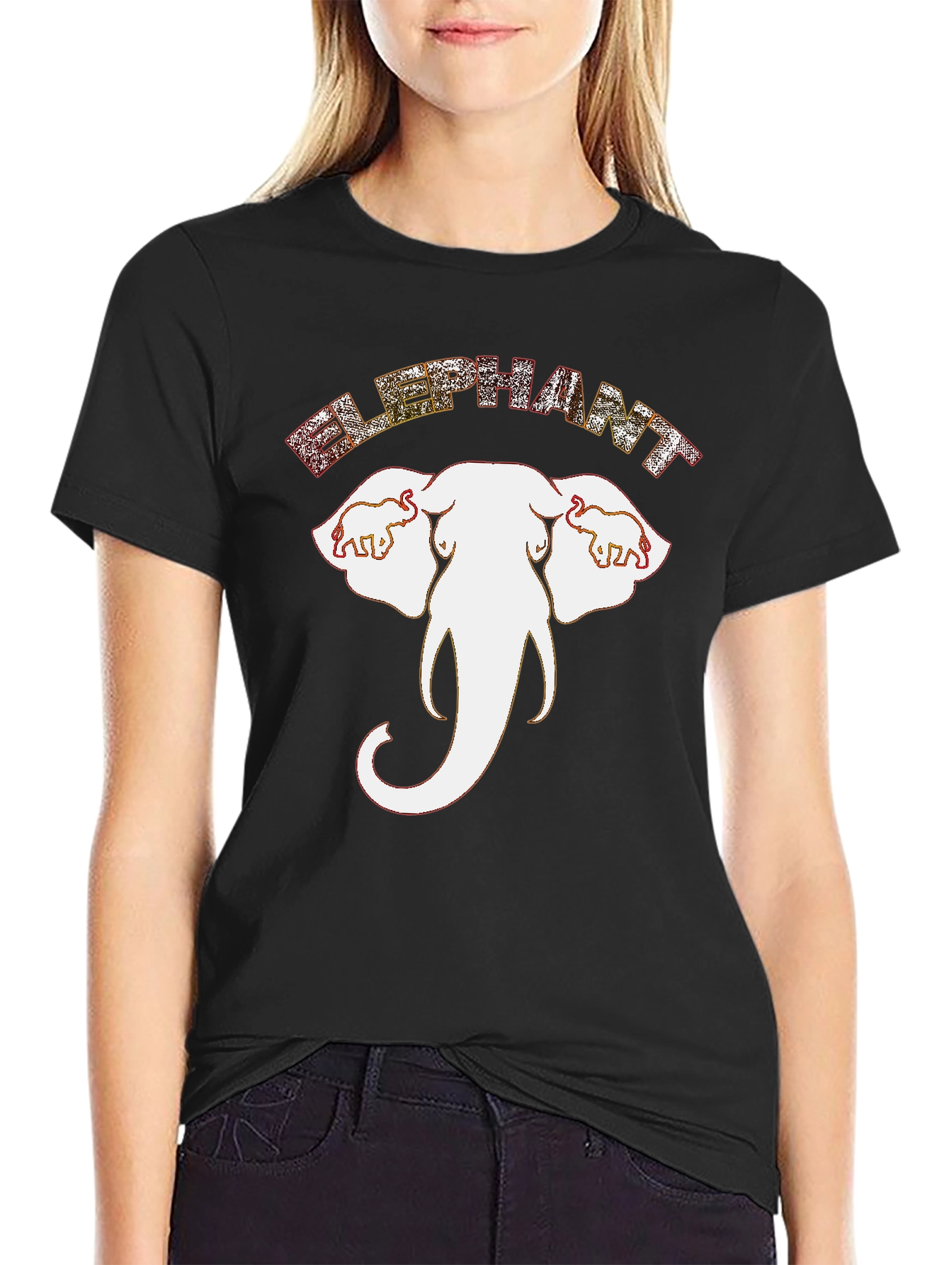 Elephant Graphic Tee - Unique Animal Design