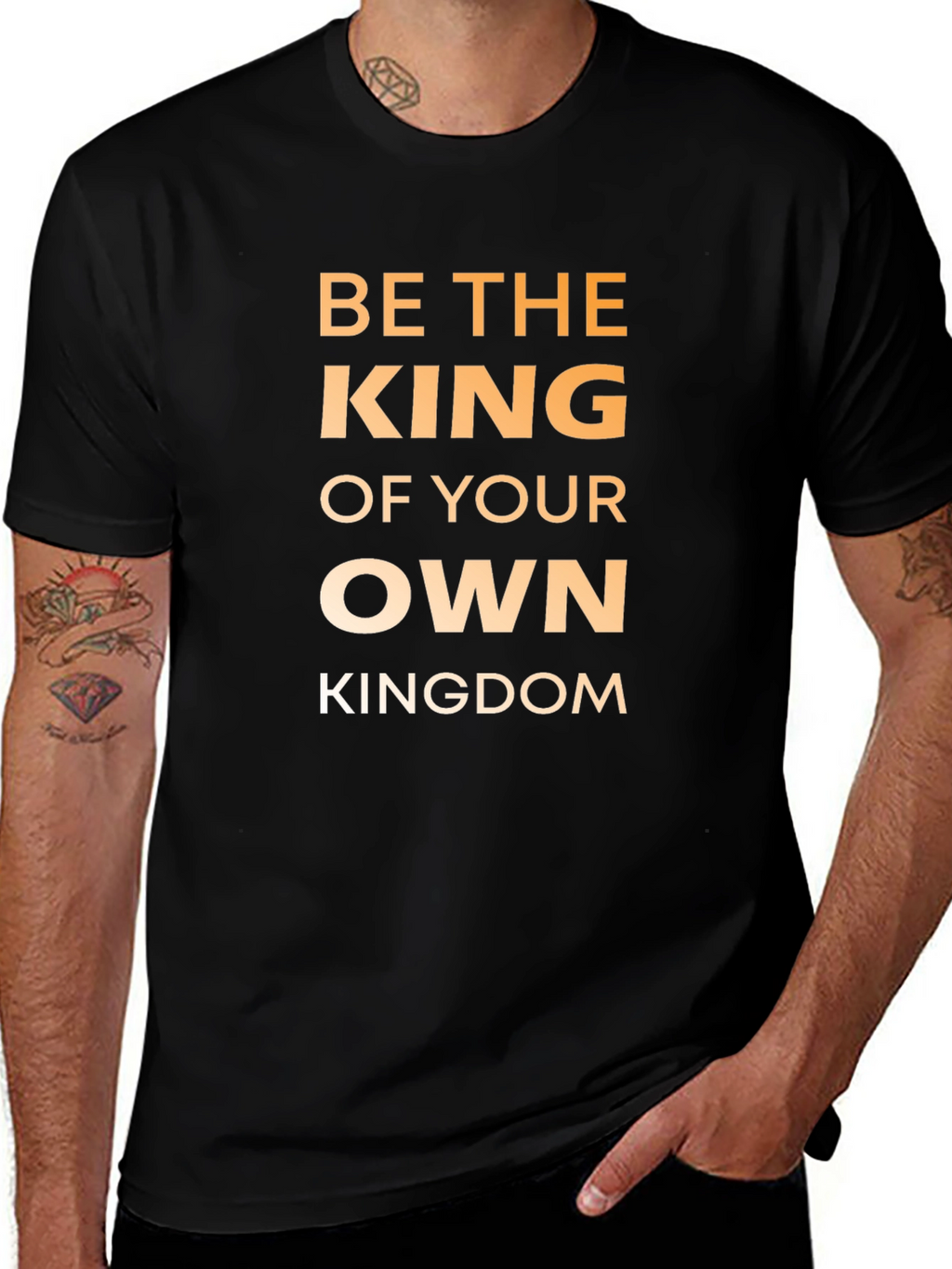 Be The King T-Shirt - Motivational Graphic Tee
