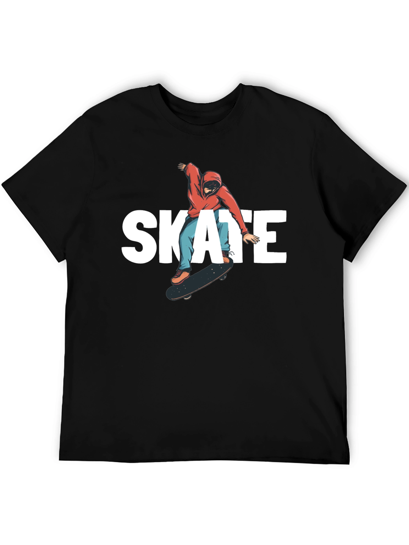 Skate T-Shirt - Black Graphic Tee