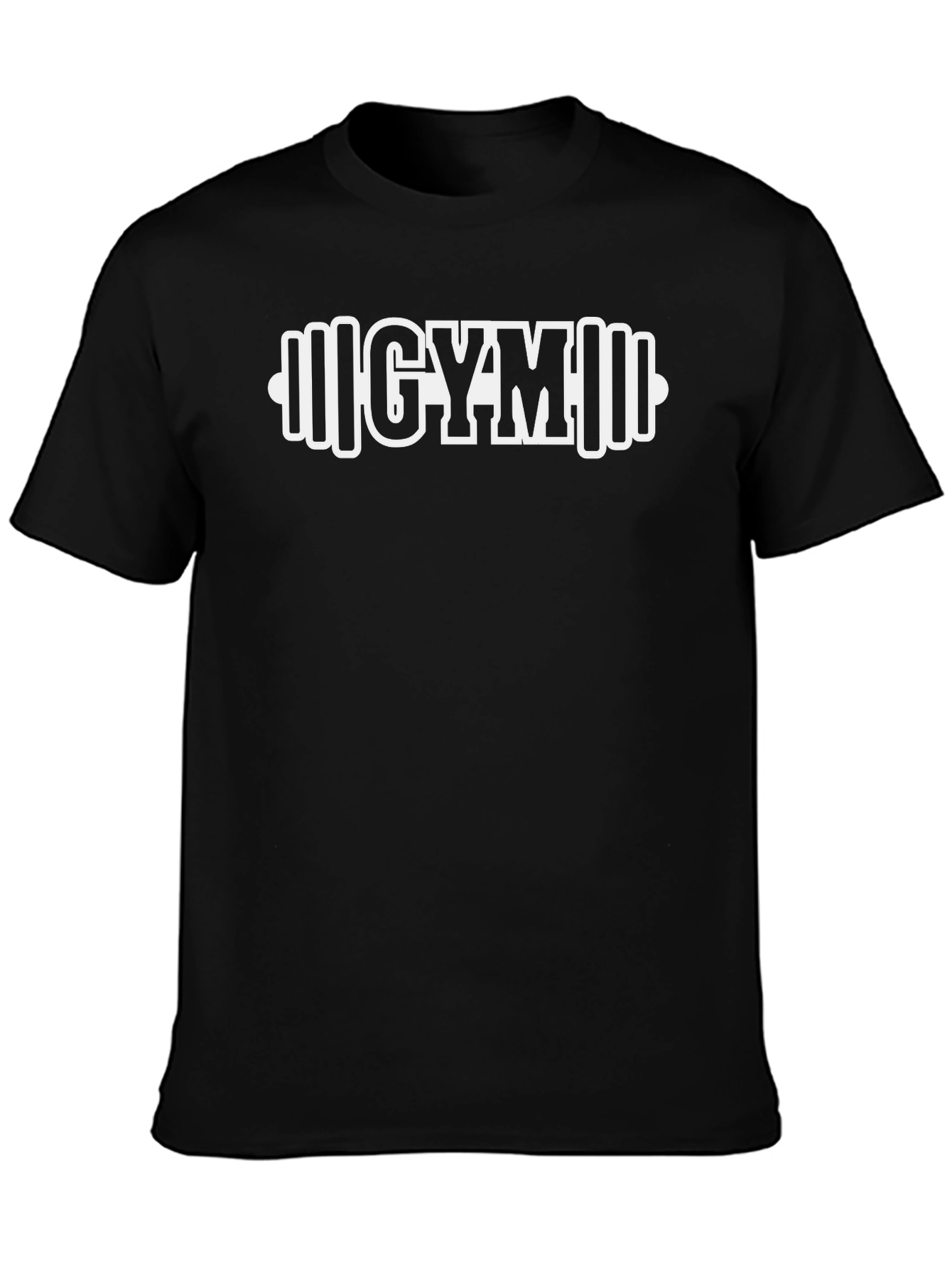 Gym Barbell Graphic Tee - Workout Motivation T-Shirt
