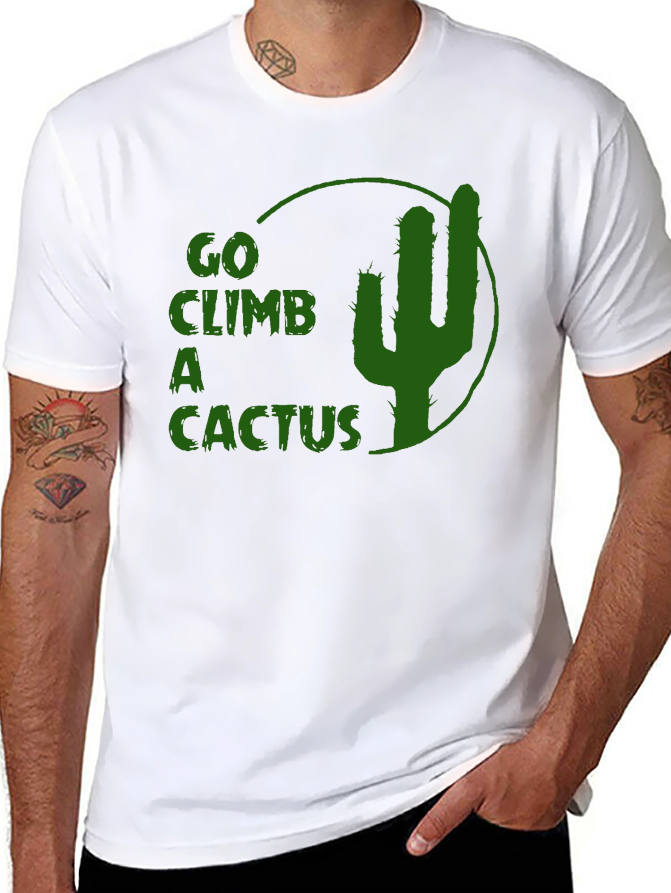Go Climb a Cactus Graphic Tee