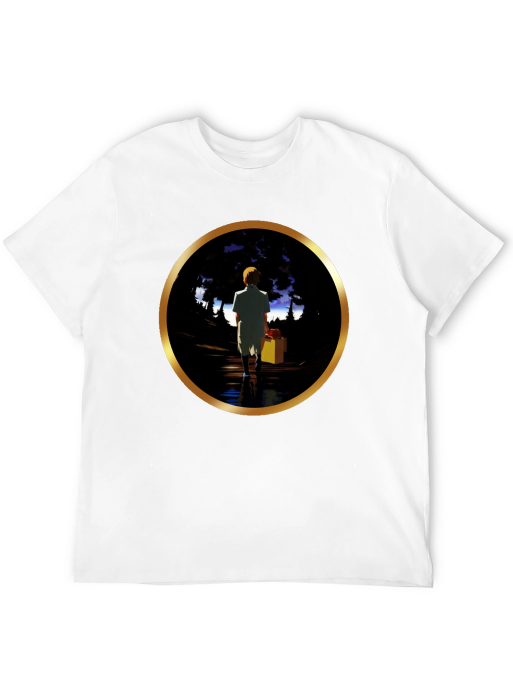 Animated Sunset Journey Graphic Tee
