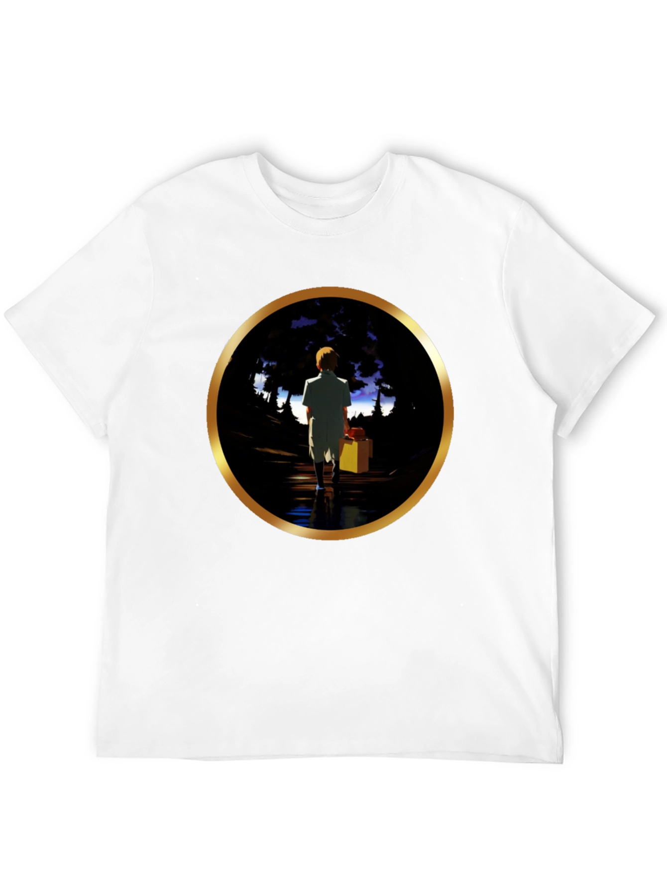 Animated Sunset Journey Graphic Tee