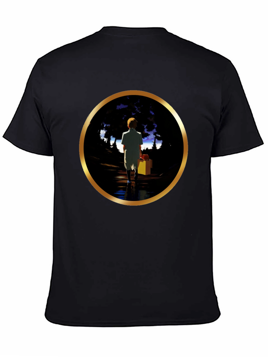 Animated Sunset Journey Graphic Tee