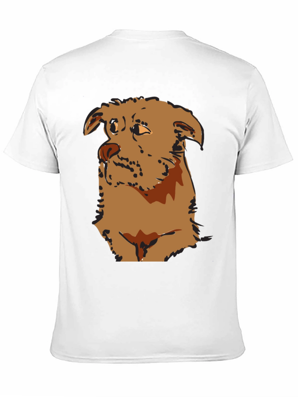 Dog Graphic T-Shirt - Casual Style