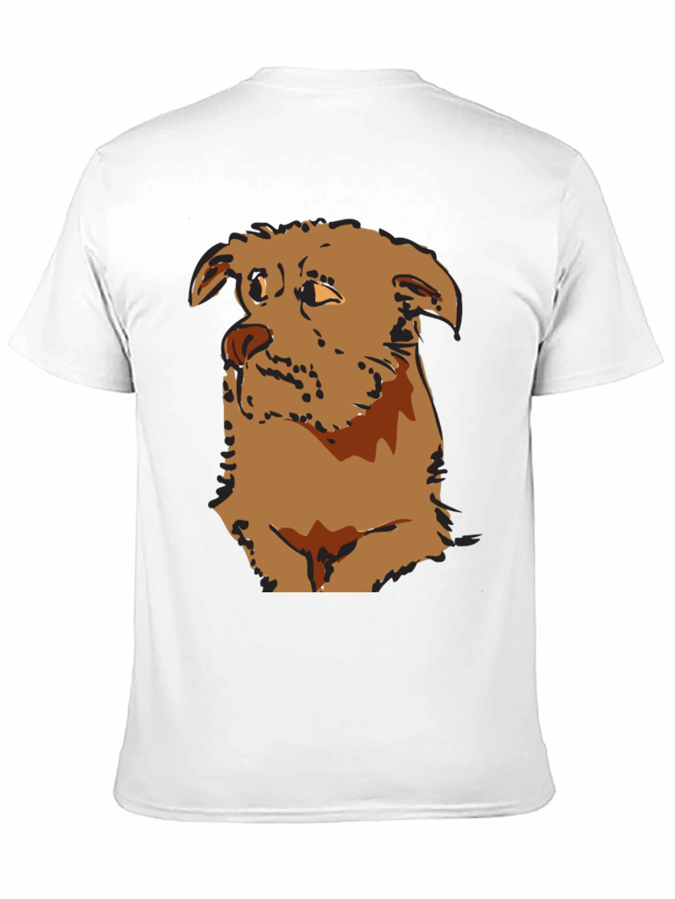 Dog Graphic T-Shirt - Casual Style
